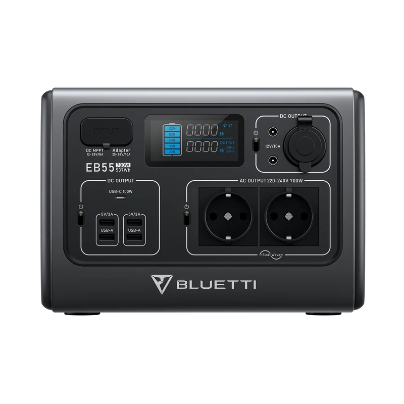 BLUETTI EB55 Estación de energía portátil | 700 W 537 Wh