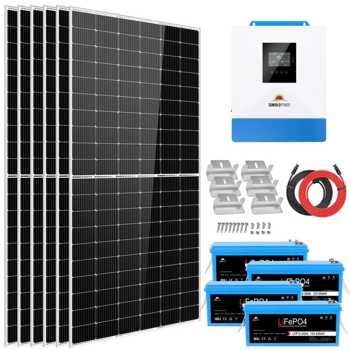 SunGoldPower SGK-5PRO | 5000W Solar Kit | 48V | 120V - In Store Offer Only