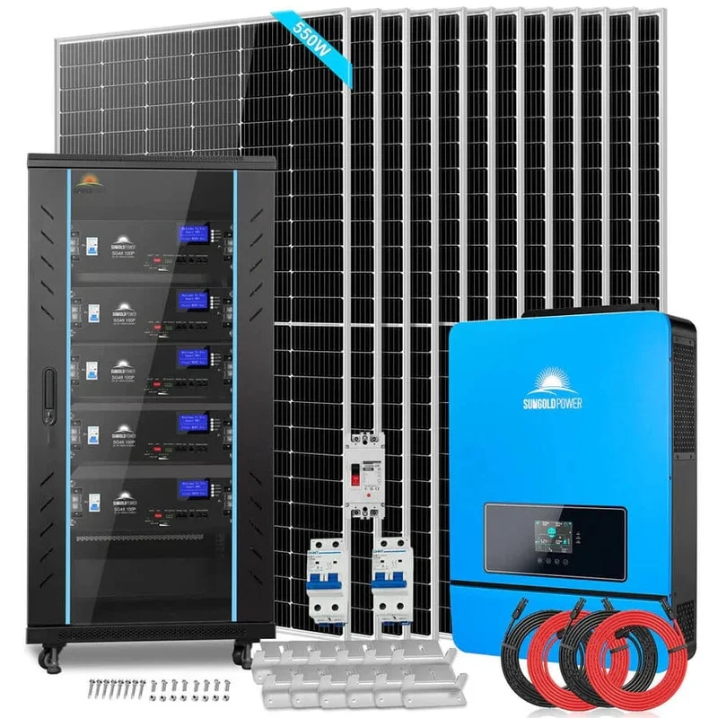 SunGoldPower SGR-10K25S | 10KW Off Grid Solar Kit - In Store Offer Only