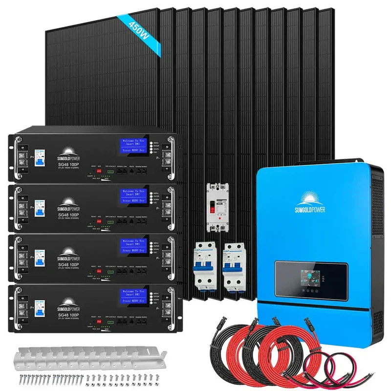 SunGoldPower SGM-8K20 | 8000W Off Grid Solar Kit - In Store Offer Only