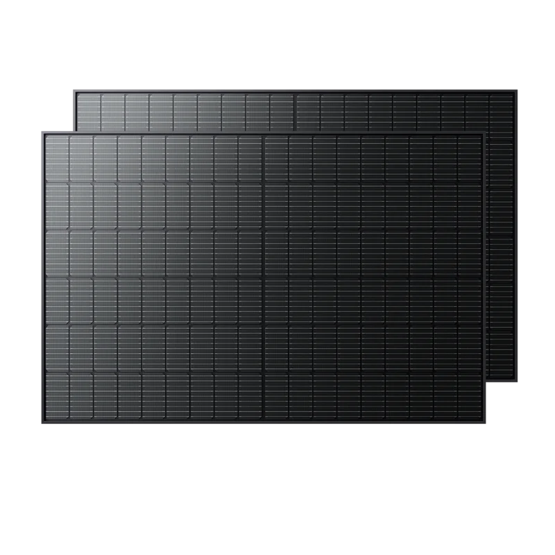 BLUETTI Paneles solares de vidrio| 2*410 W
