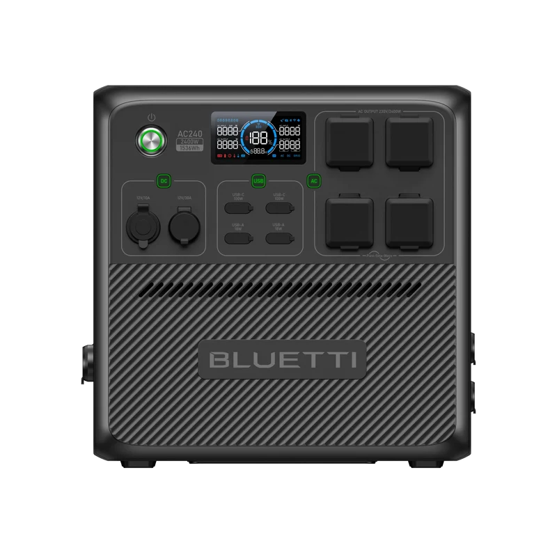 BLUETTI AC240 Estación de energía portátil | 2.400 W 1.536 Wh