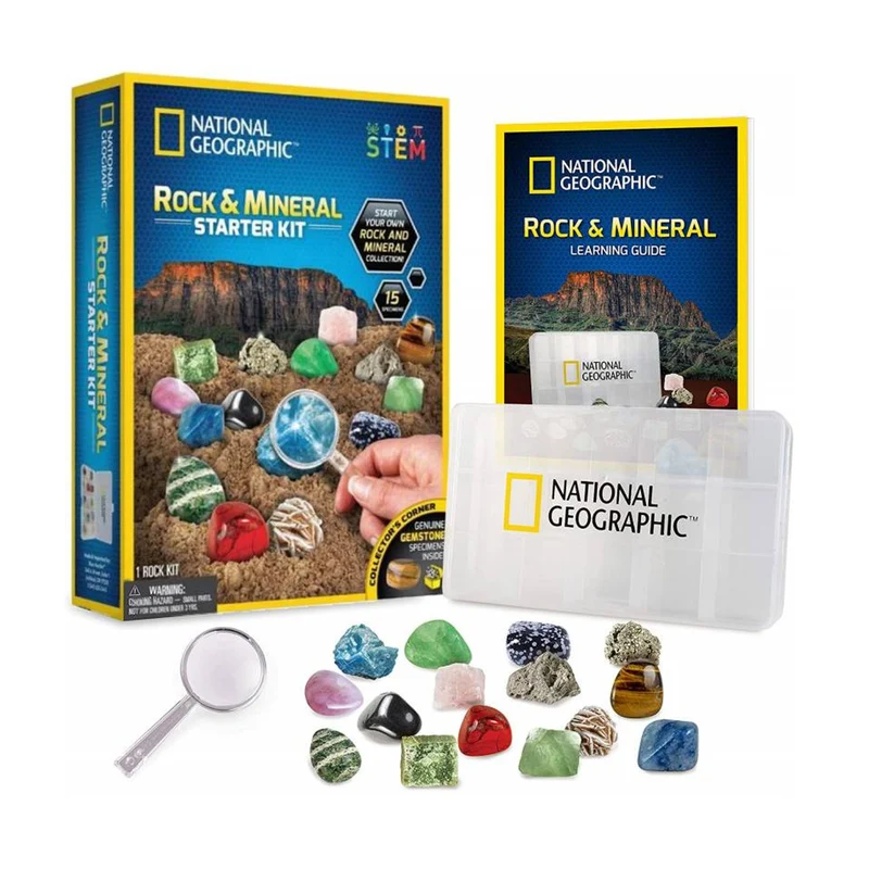 National Geographic - Kit de inicio de rocas y minerales