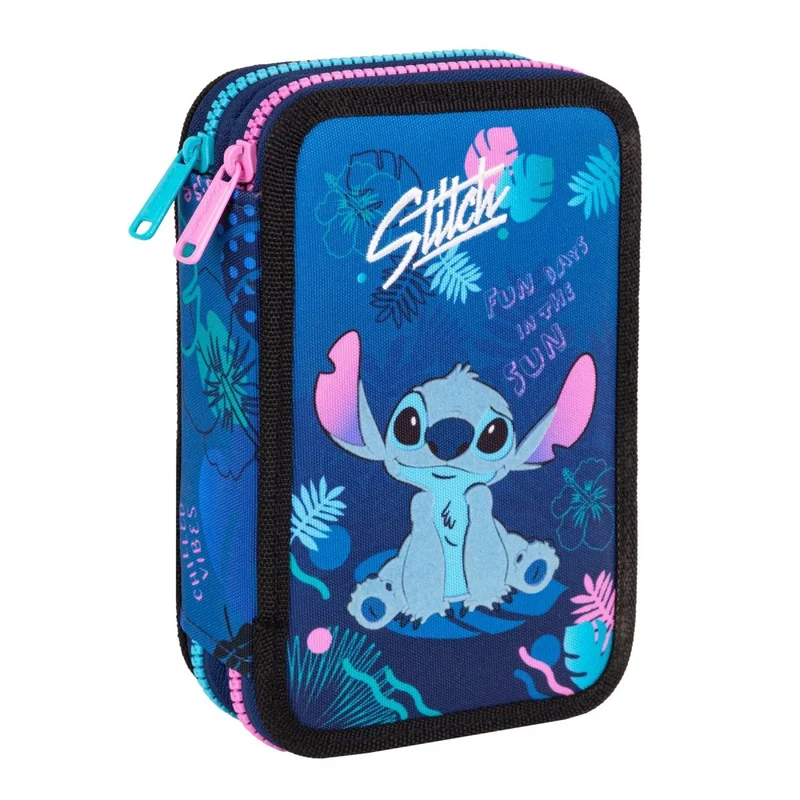 Coolpack Estuche con dos compartimentos, accesorios, Stitch, Jumper 2