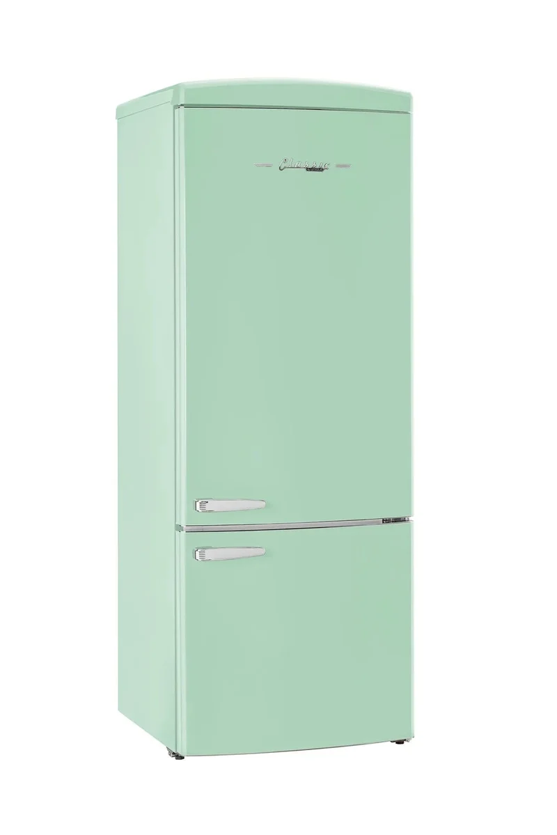 Unique UNQ-455L LG AC | 455L Summer Mint Green Bottom Mount Refrigerator