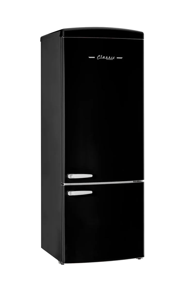 Unique UNQ-455L B AC | 455L Midnight Black Bottom Mount Refrigerator