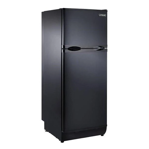 Unique Off-Grid 9.7 Cu. Ft. Propane Refrigerator Freezer In Black UGP-10C SM B