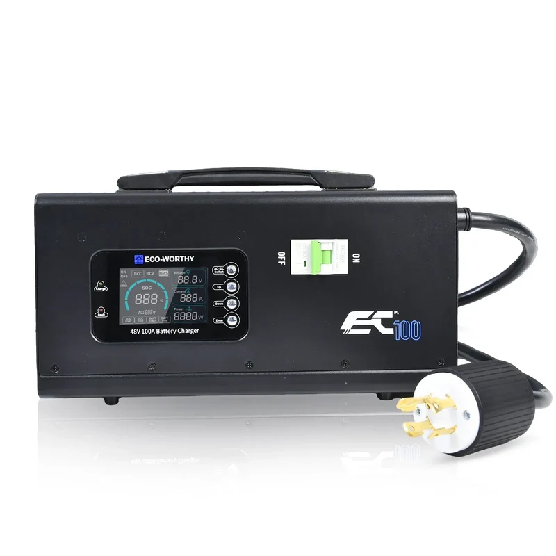 Eco-Worthy EC100 48V 100A Battery Charger | 5.78KW Max Output - In Store Offer Only