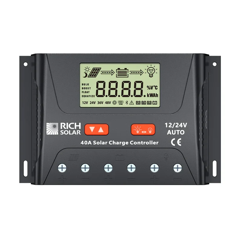 Rich Solar BRAVO LEGEND 40 | 40 Amp PWM Solar Charge Controller - In Store Offer Only