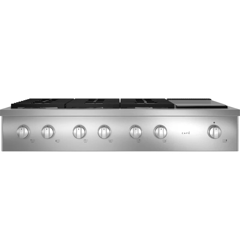 Cubierta de Gas Profesional 120cm en Acero Inoxidable - CGU486P2TS1 - CAFÉ