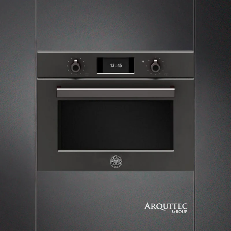 **Horno Pro Compacto Combi Full Vapor Carbonio - F457PROVTN - Bertazzoni Openbox**