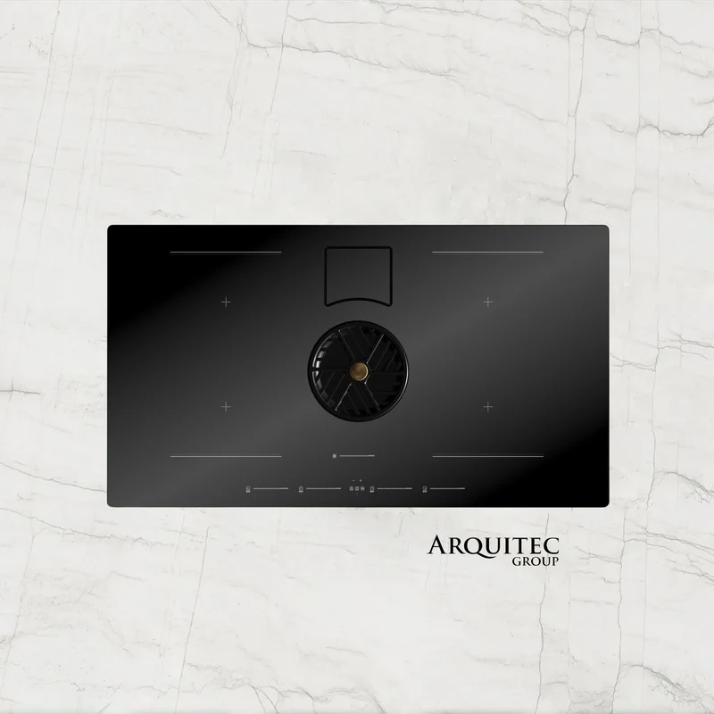 Cubierta de inducción con extractor | 80 cm - P804ICH2M30NT - Bertazzoni