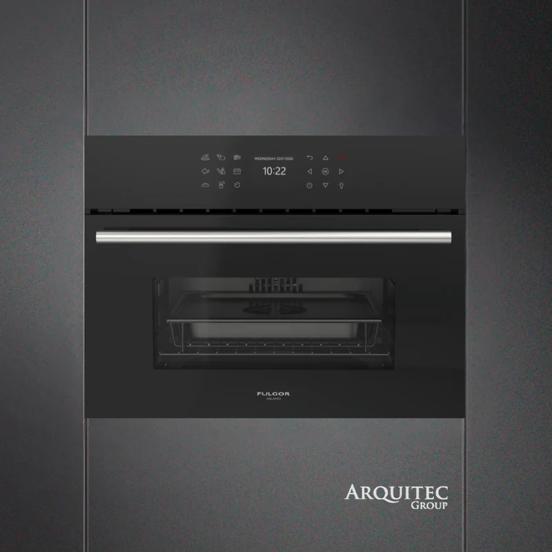 Horno Vapor 45cm PIANO NERO - PLANO BLACK - FCSO4510TEMBK - Fulgor Milano