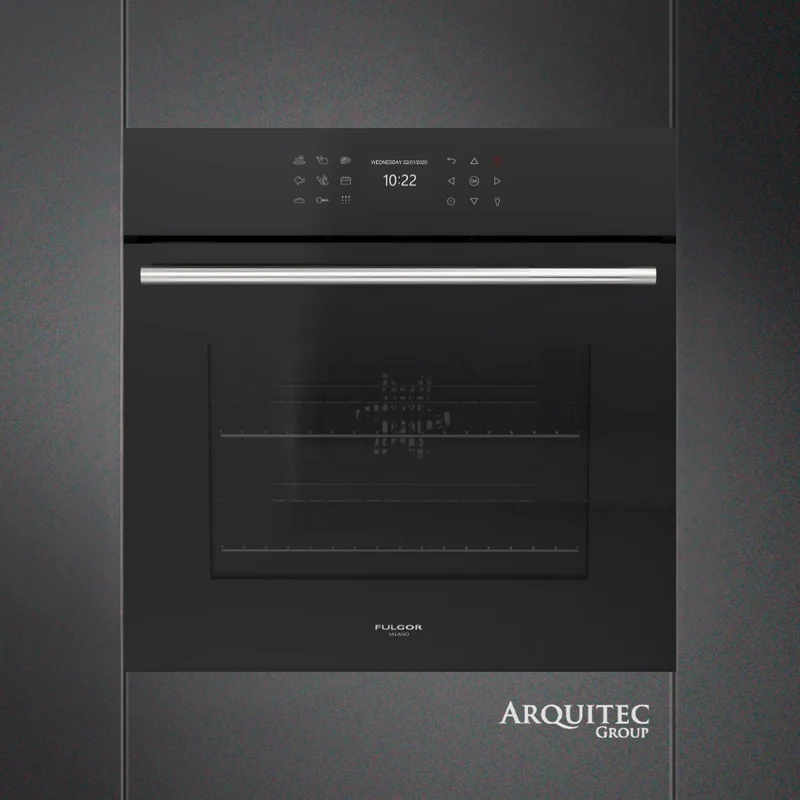 Horno multifunción Pirolítico Pizza 60Cm | PLANO BLACK - FCPO 6215 P TEM BK - Fulgor Milano