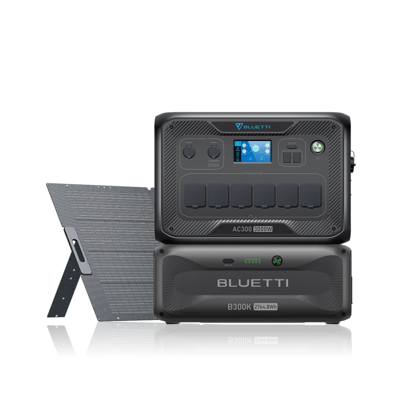 BLUETTI AC300+B300K+350 W Solar | 3.000 W 2.764,8 Wh | 350 W Energía solar