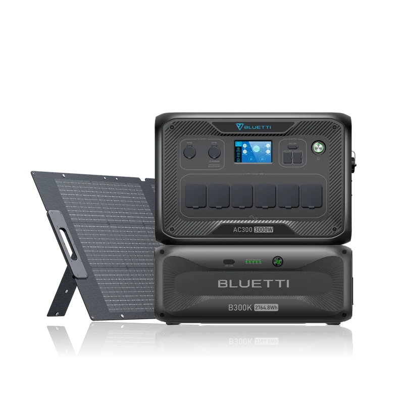 BLUETTI AC300+B300K+200 W Solar | 3.000 W 2.764,8 Wh | 200 W Energía solar