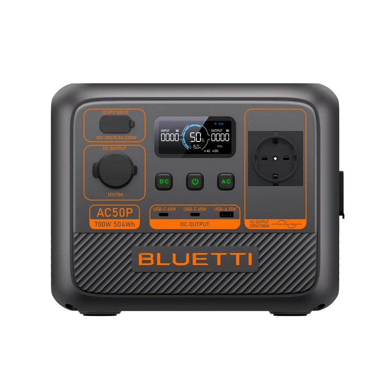 BLUETTI AC50P Estación de energía portátil | 700 W 504 Wh