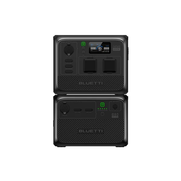 BLUETTI AC60+B80 Kit de energía | 600W 1.209 Wh