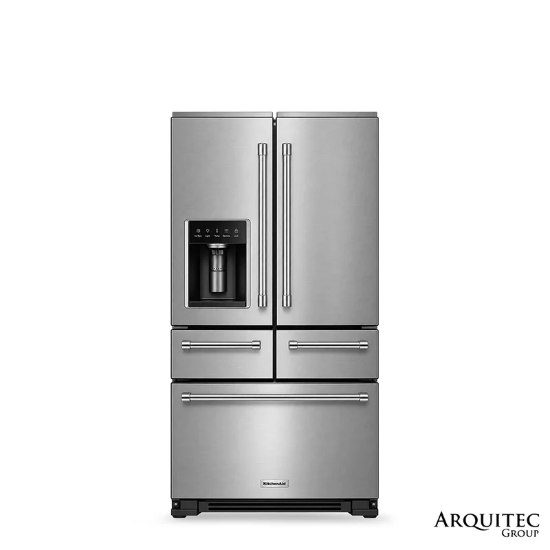Refrigerador 36" / 91 cm | Multi-Door - 25.8 Cu. Ft. - Stainless Steel - KRMF706ESS - KitchenAid