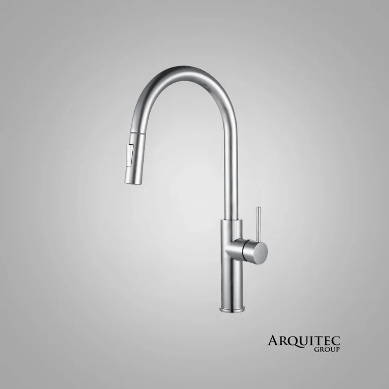 Grifería Extensible Afrodita Inox -FS06- Cohelum