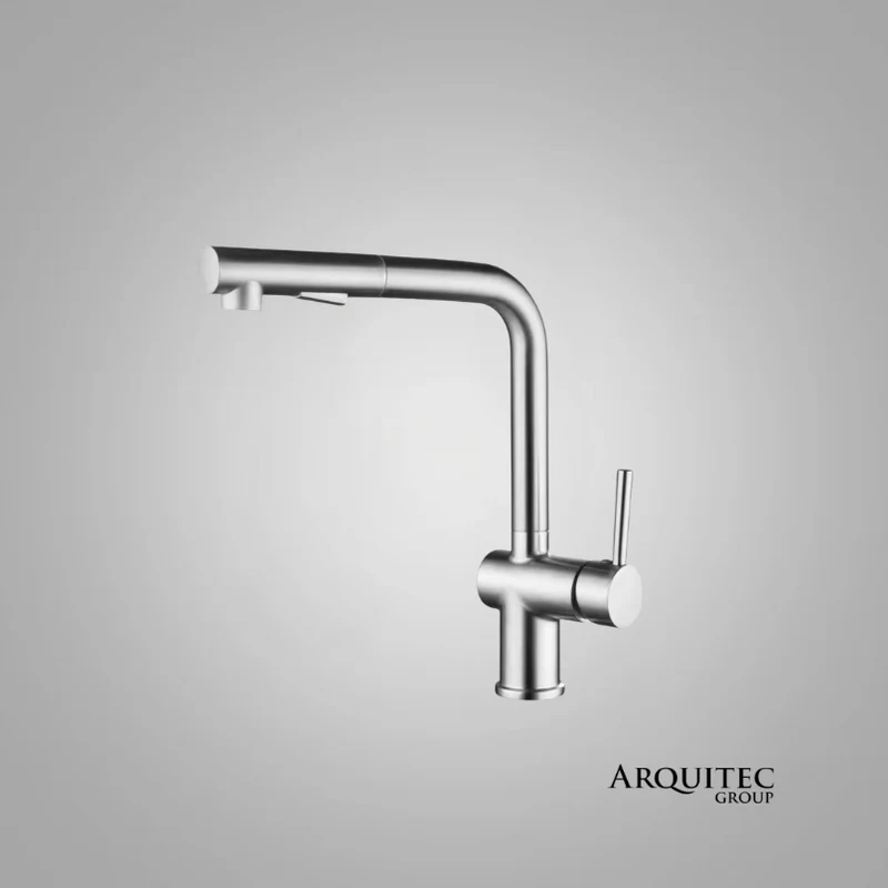 Grifería Extensible Valquiria Inox -FS08- Cohelum