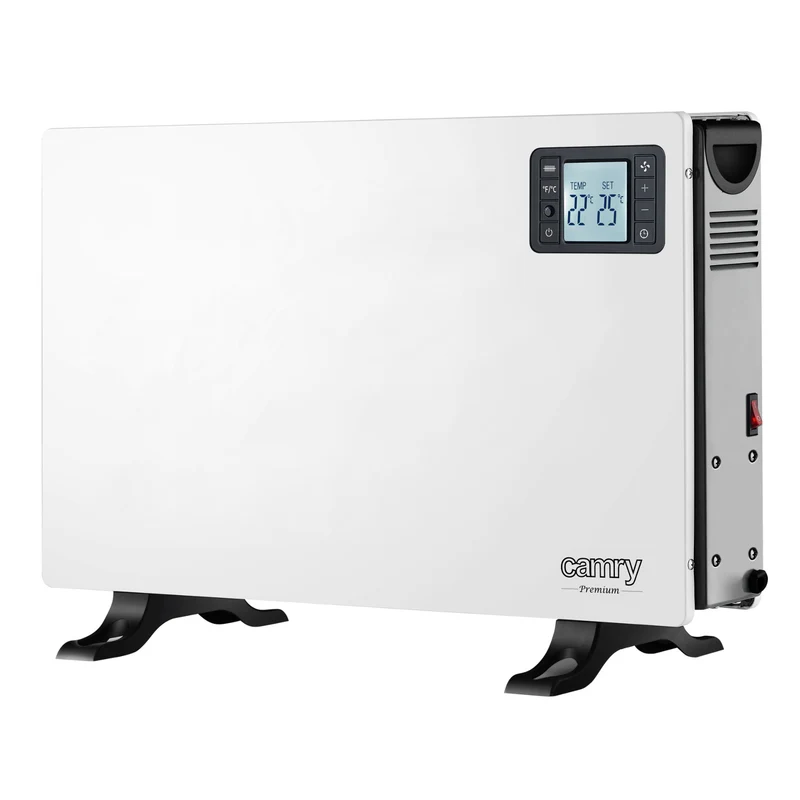 Convector Camry, potencia 2000W, panel LCD, mando a distancia, temporizador, termostato, CR 7739