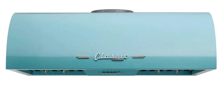 Unique UGP-36CR RH T | 36' Classic Retro Ocean Mist Turquoise Range Hood UGP-36CR RH T