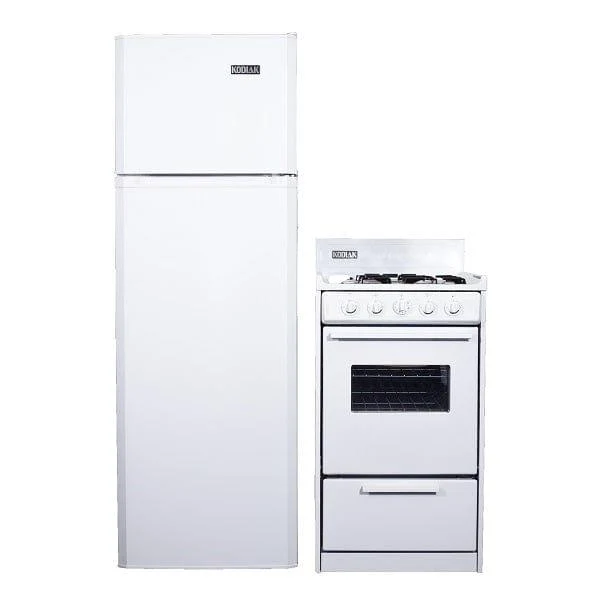 Kodiak Matching Set 9 cu/ft DC Refrigerator Freezer and 20" Stove w/ Cast Iron Grates