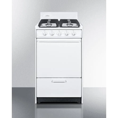 Summit WTM1107IS | 20" Wide Gas Range, Sealed Burners