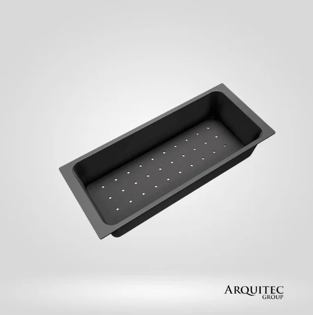 Canastilla De Policarbonato Negro -BX002B- Cohelum
