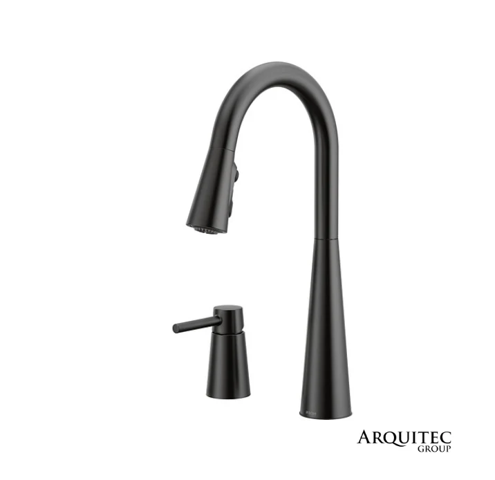 Monocontrol cocina Sleek Negro -7871BL- Moen