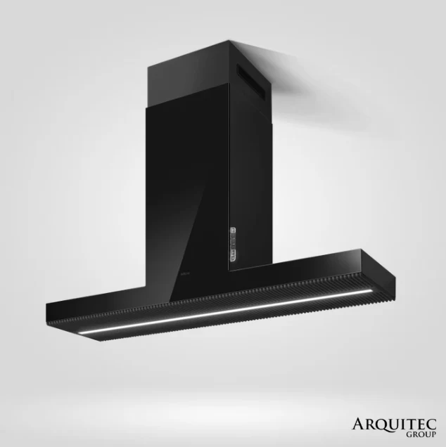 Campana de Isla Haiku Black Stainless Steel 120 cm -PRF0157472- Elica