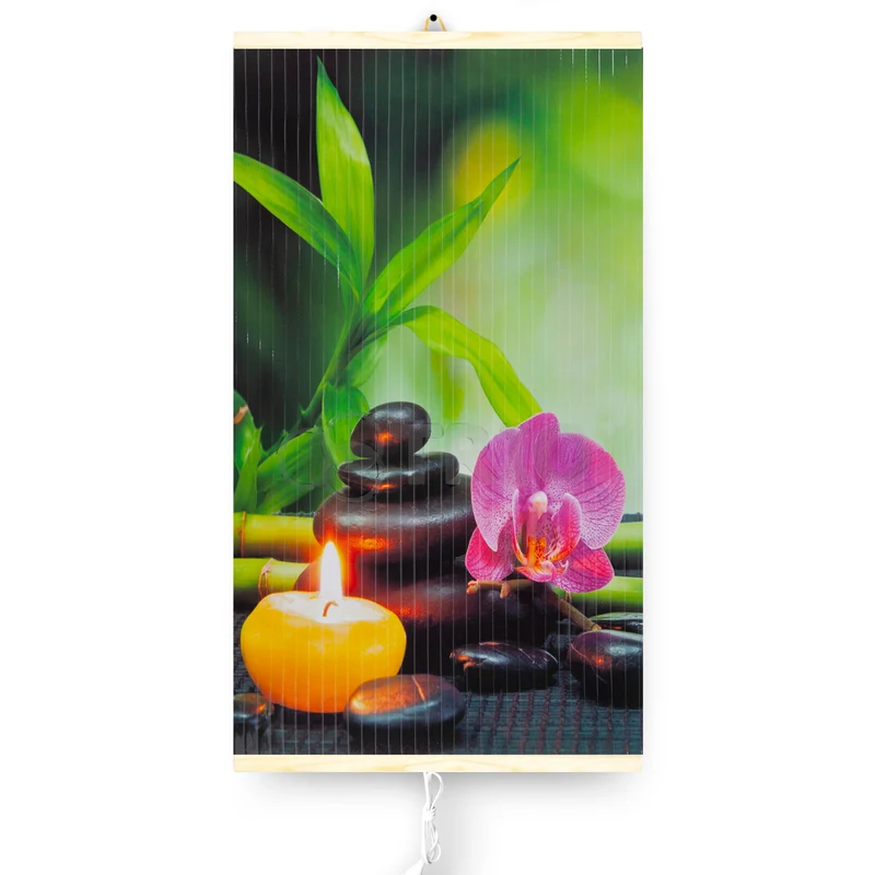 Calefactor infrarrojo - Panel calefactor flexible 430W con regulador TRIO Diseño 3 Armonía, Dimensiones 100x57cm