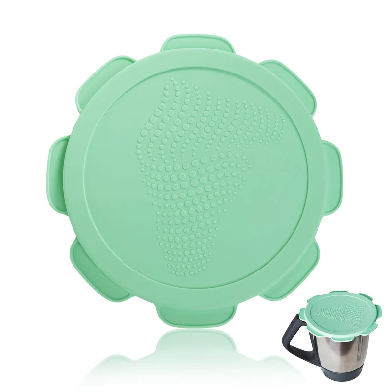 mixcover Silikon Deckel wasser- & geruchsdicht kompatibel mit Thermomix TM5 TM6 Friend Grün