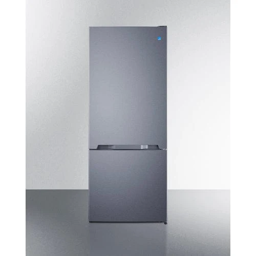 Summit FFBF154SS | 28" Wide Wide Bottom Mount Refrigerator-Freezer
