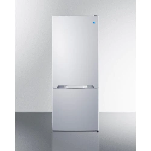 Summit FFBF151W | 28" Wide Wide Bottom Mount Refrigerator-Freezer
