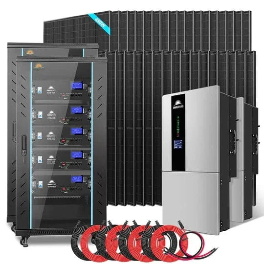 SunGoldPower SGH-11N5E | 11.4KW Hybrid Solar Kit | 48VDC | 50.2KWH Lithium Battery