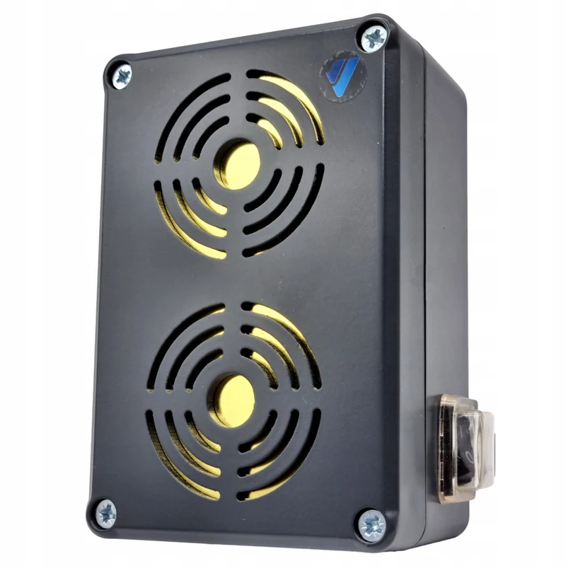 Ahuyentador de roedores Viano para martas ratas ratones, a pilas, IP65, alcance hasta 200 m, OB-02