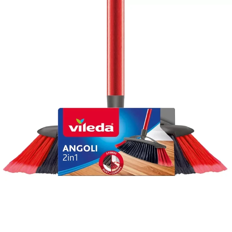 2 en 1 Vileda XXL VILEDA 2 en 1 XXL XXL Dos tipos de cerdas con postes