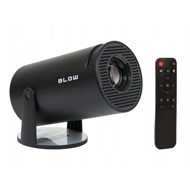 Proyector portátil Blow, Android TV, altavoz integrado de 3 W, resolución de 720p y decodificación de hasta 4K, imagen nítida y viva, 79-705#
