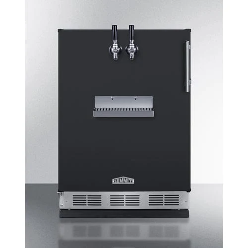 Summit SBC58BFRTPLHD | 24" Wide Front Tap Built-In Beer Kegerator