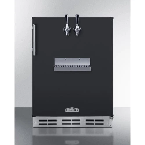 Summit SBC58BFRTPADA | 24" Wide Front Tap Built-In Beer Kegerator