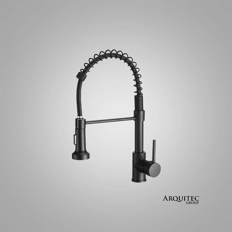 Grifería Extensible Onix Negro Mate - FC04 - Cohelum