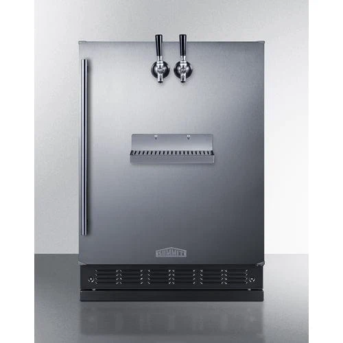 Summit SBC7BRSFRTPCF | 24" Wide Front Tap Built-In Cold Brew Coffee Kegerator