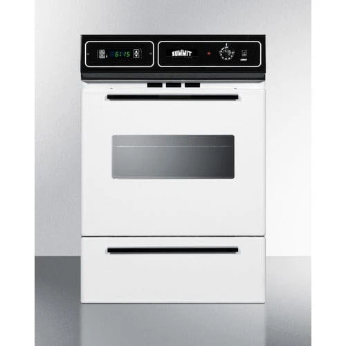 Summit WTM7212KW | 24" Wide Gas Wall Oven