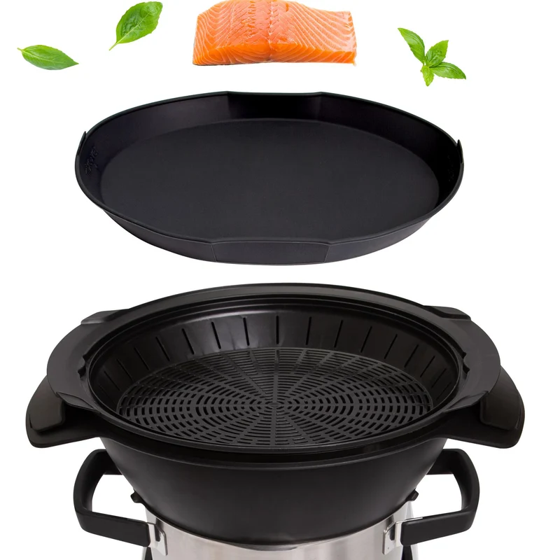 mixcover Dampfgarform Silikonform Auflaufform für Bosch Cookit Dampfgarraum