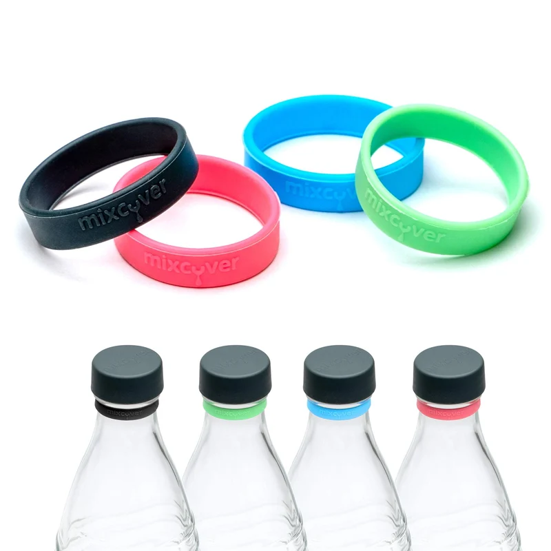 mixcover Silikonring zum Markieren von Trinkflaschen oder SodaStream Flaschen
