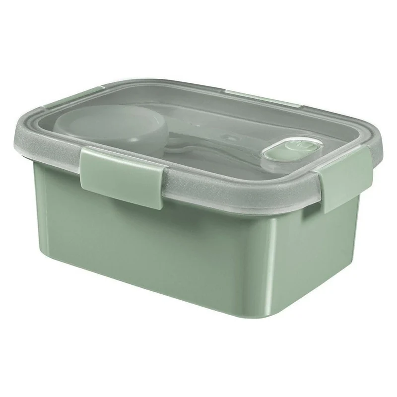 Curver Recipiente para alimentos, tapa hermética, válvula en la tapa, 100% reciclado, apto para microondas, 250003