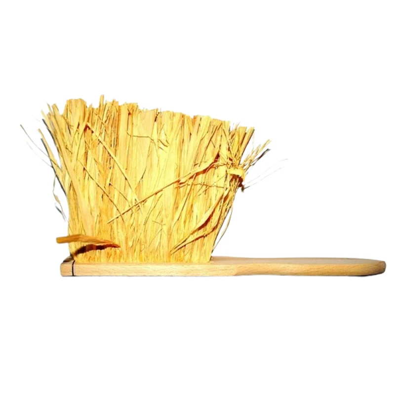 Starmann Cepillo para Pan, Alomado, Fibra de Rafia Natural, Hecho a Mano, 111/22