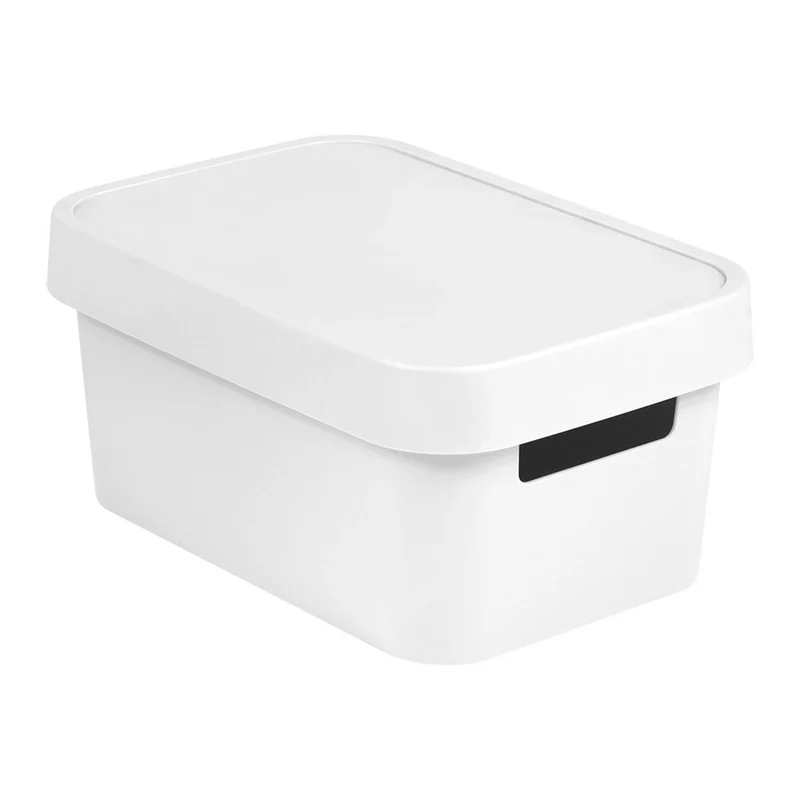 Caja de almacenamiento con tapa Curver Infinity 4.5L Blanco